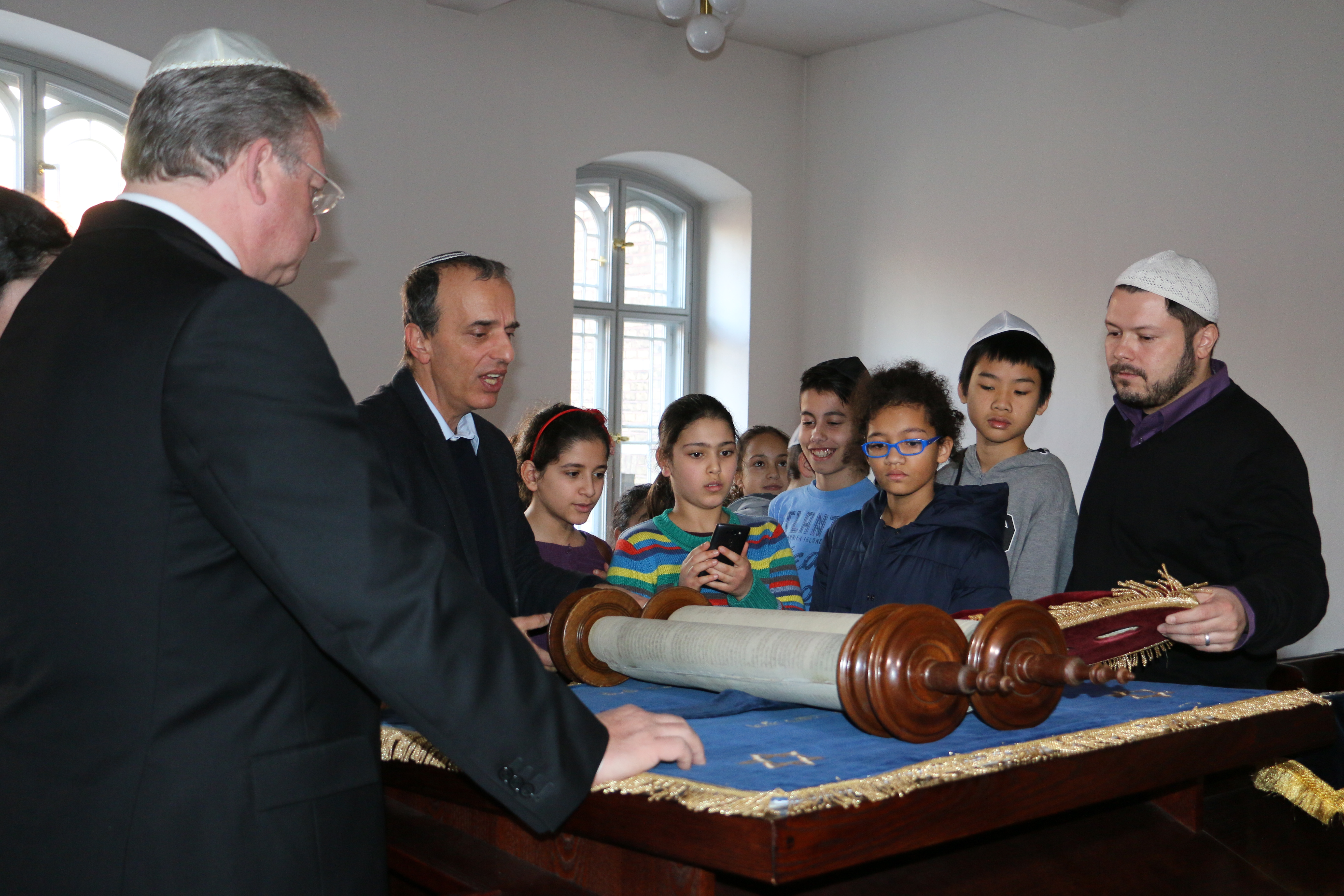 Synagogen-Besuch der Mierendorff-Schule